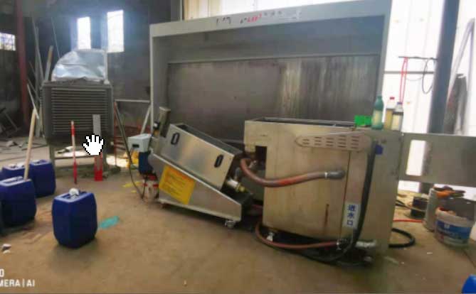 噴漆房水簾噴漆柜廢水怎么處理？